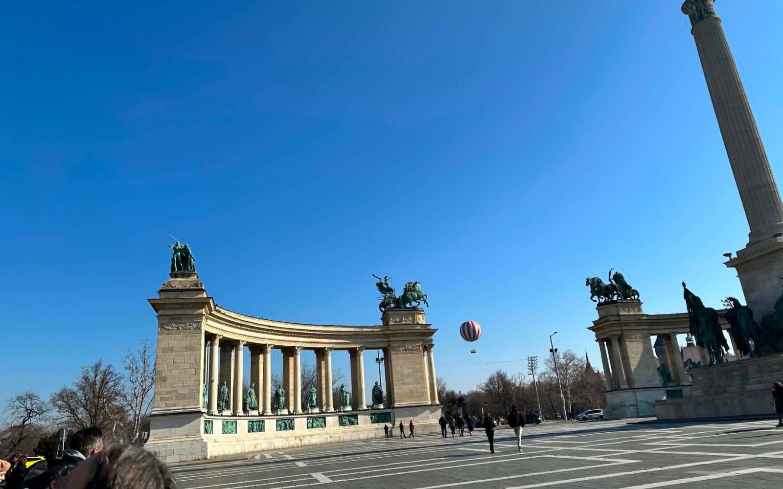 Heroes' Square and a sightseeing balloon among the best things to do in Budapest